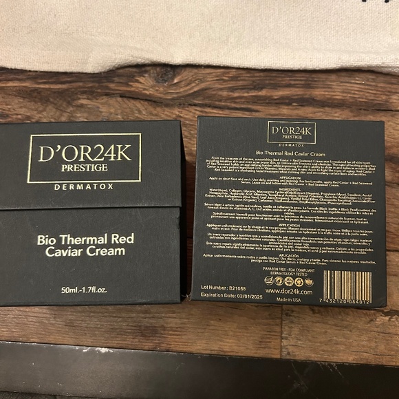 2 TWO! D’or24k bio thermal red caviar creams